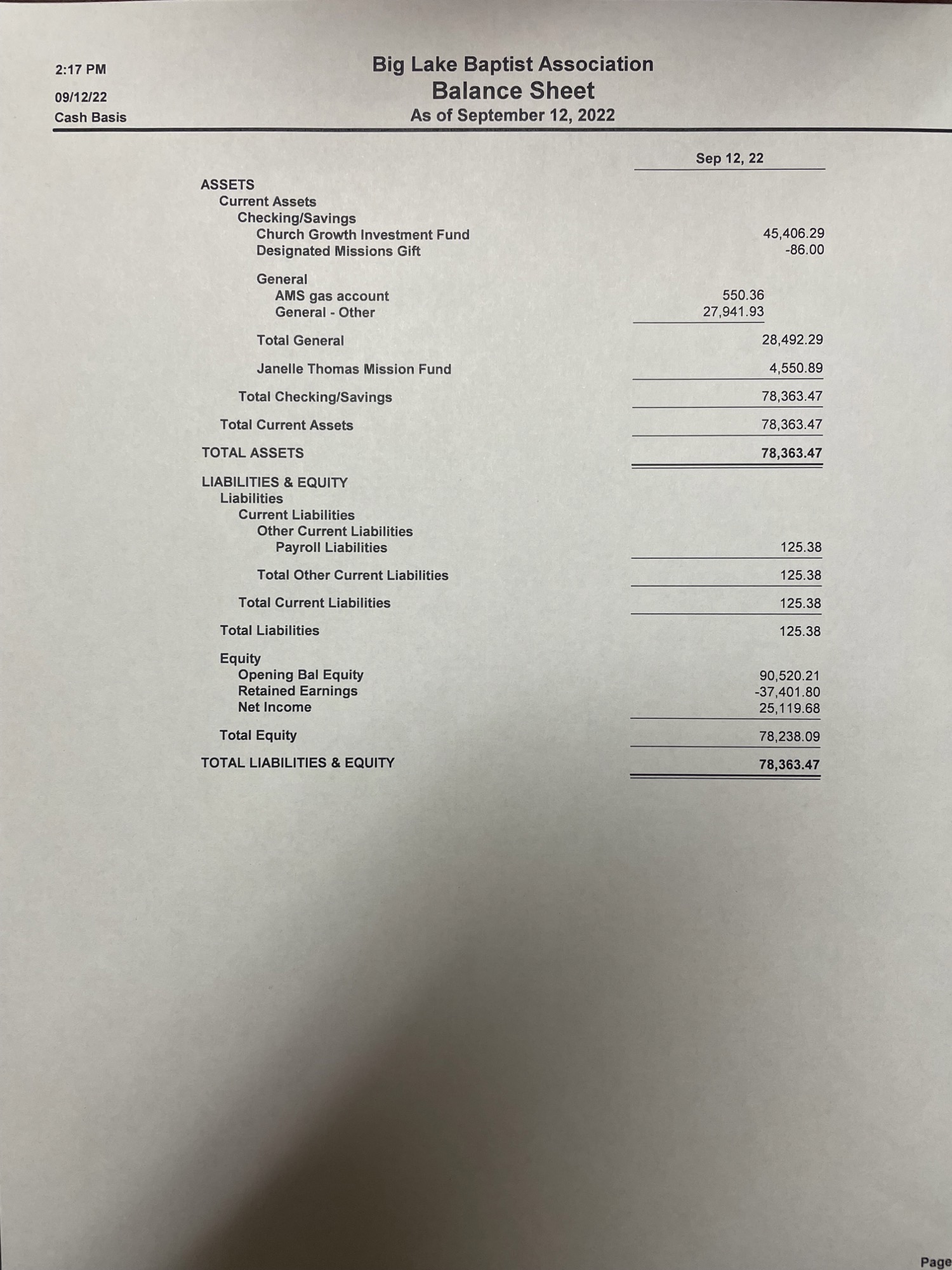 financials